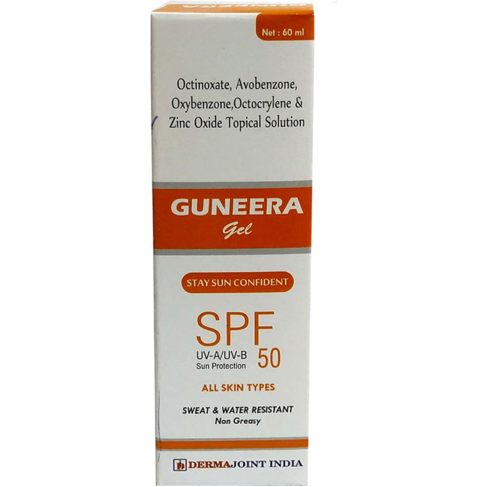 Dermajoint India Guneera SPF 50+ Gel (60ml) Dermajoint India Guneera SPF 50+ Gel (60ml)