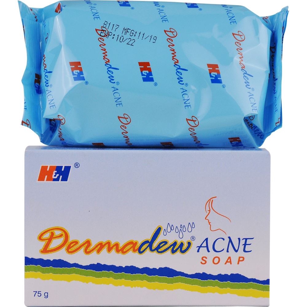 Hegde and Hegde Dermadew Acne Soap (75g) Hegde and Hegde Dermadew Acne Soap (75g)