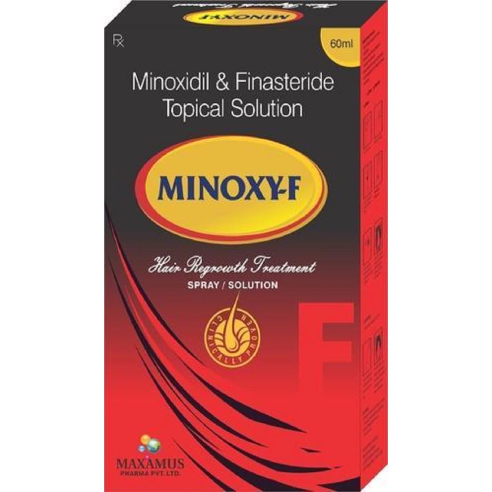 Maxamus International Minoxy F Solution (5%w/v/0.1%w/v) (60ml) Maxamus International Minoxy F Solution (5%w/v/0.1%w/v) (60ml)