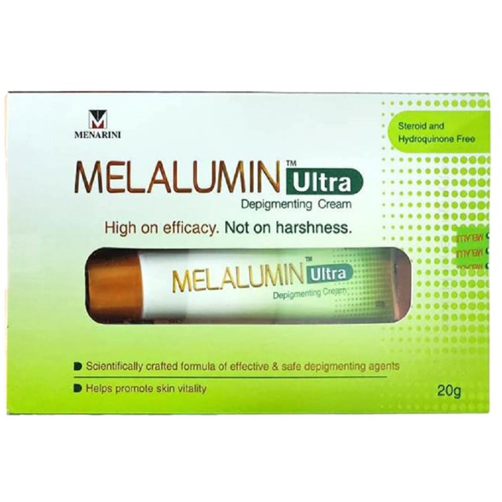Menarini India Melalumin Ultra Depigmenting Cream (20g)