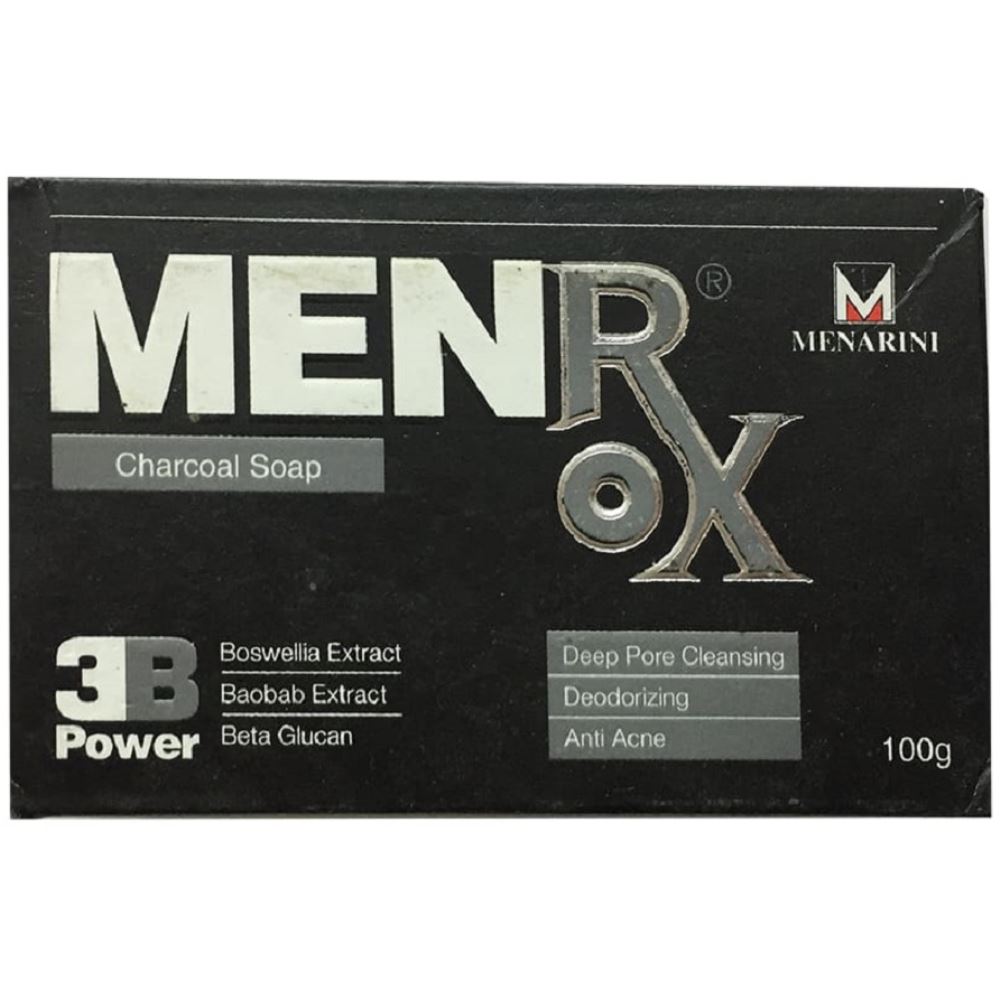 Menarini India Menrox Charcoal Soap (100g)