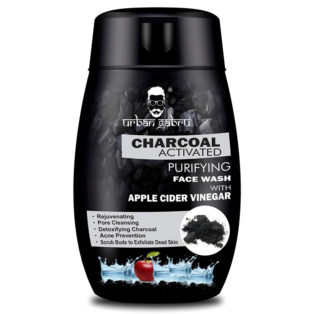 Urban Gabru Charcoal Face Wash With Apple Cider Vinegar For Pimple/Acne Control And Clear Glowing Skin (120g) Urban Gabru Charcoal Face Wash With Apple Cider Vinegar For Pimple/Acne Control And Clear Glowing Skin (120g)