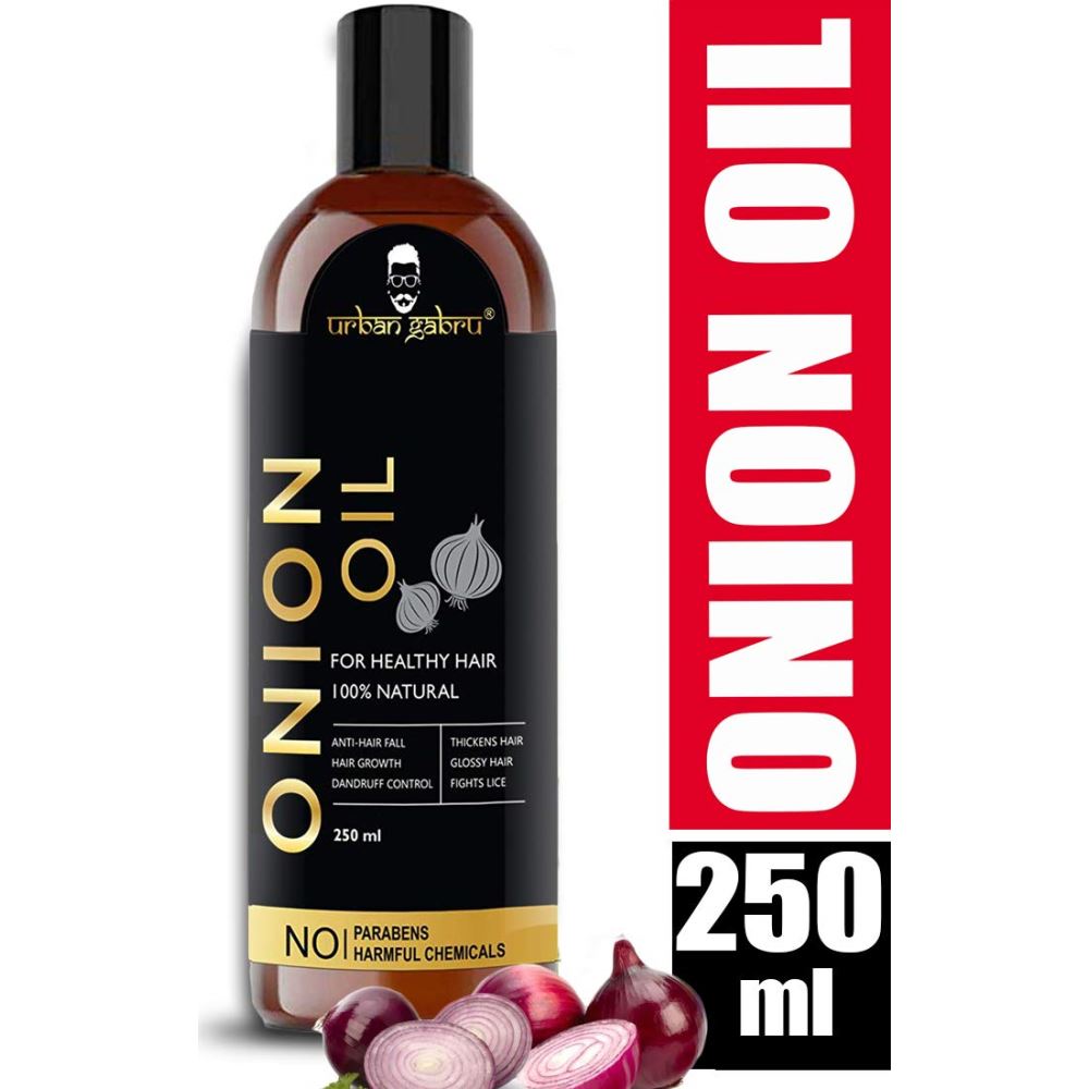 Urban Gabru Onion Oil For Hair Growth And Skin Care (250ml)