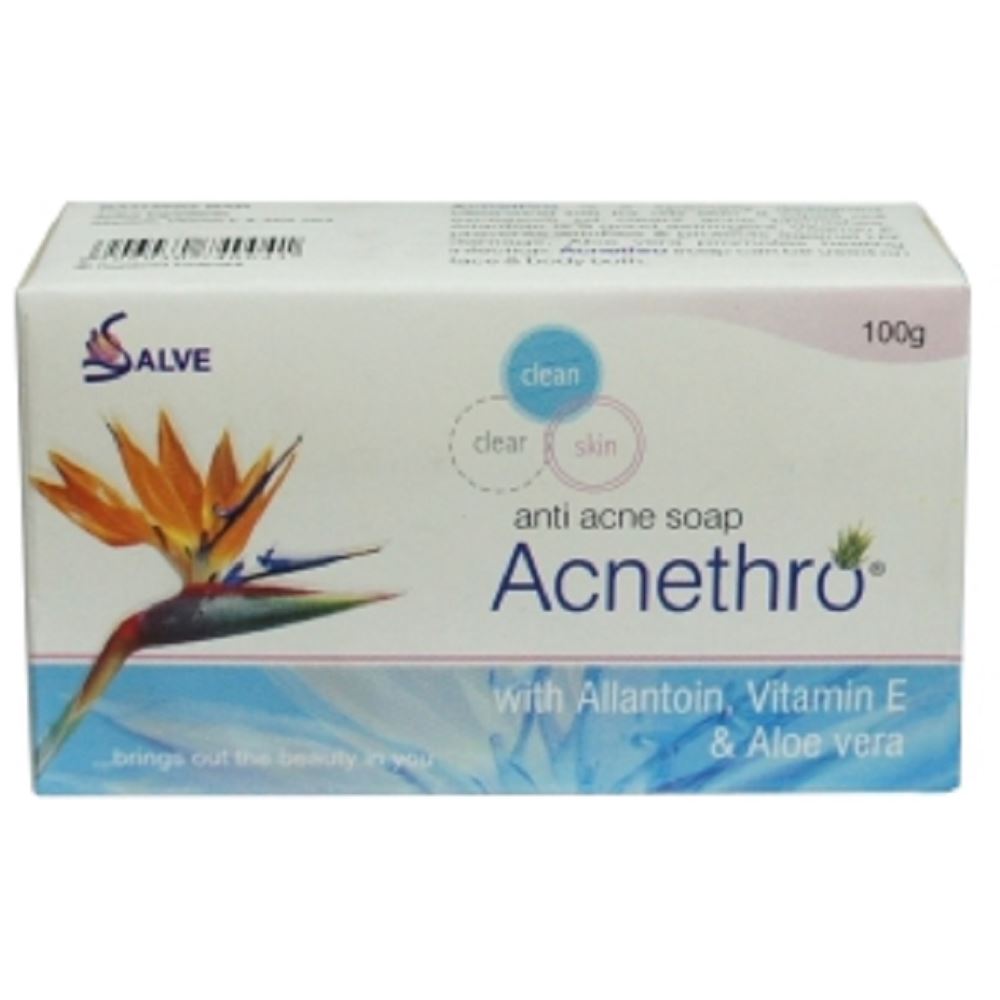 Salve Pharma Acnethro Soap (100g) Salve Pharma Acnethro Soap (100g)