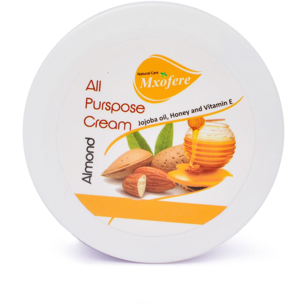 Mxofere Almond Cream All Purpose Cream {Paraben Free, Alcohol Free, Sulphate Free, Silicon Free, Phtalate Free} (100g)