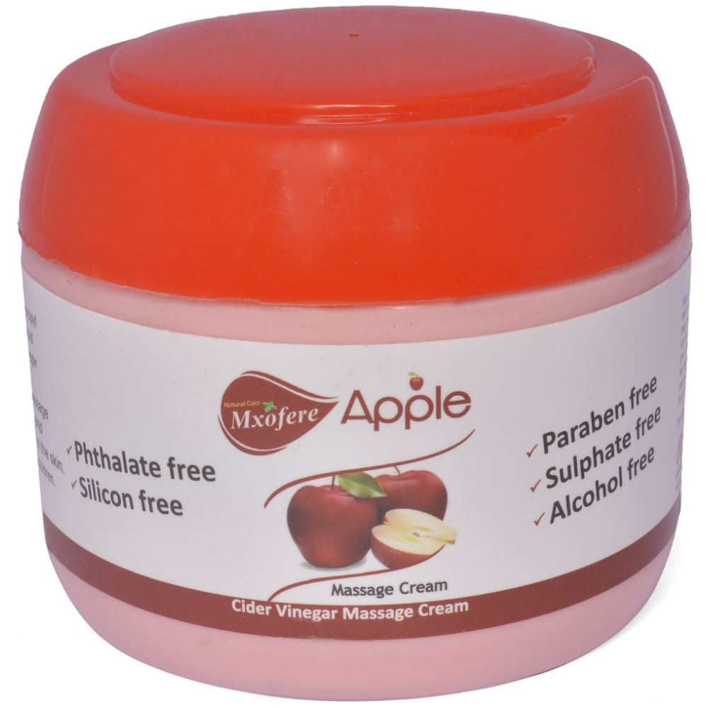 Mxofere Apple Vineger Facial Massage Cream {Paraben Free, Alcohol Free, Sulphate Free, Silicon Free, Phtalate Free} (100g)