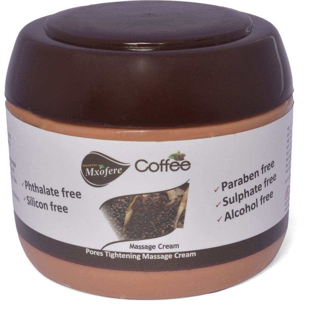 Mxofere Coffee Facial Massage Cream {Paraben Free, Alcohol Free, Sulphate Free, Silicon Free, Phtalate Free} (100g)
