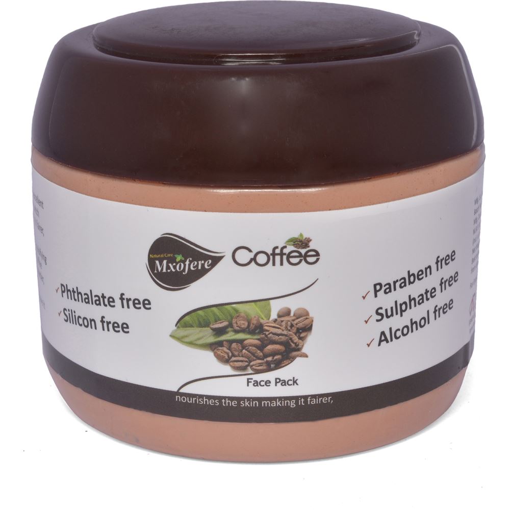 Mxofere Coffee Face Pack {Paraben Free, Alcohol Free, Sulphate Free, Silicon Free, Phtalate Free} (100g)