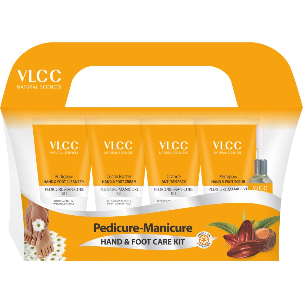 VLCC Pedicure-Manicure Hand & Foot Kit (150Gm+60Ml) (1Pack)