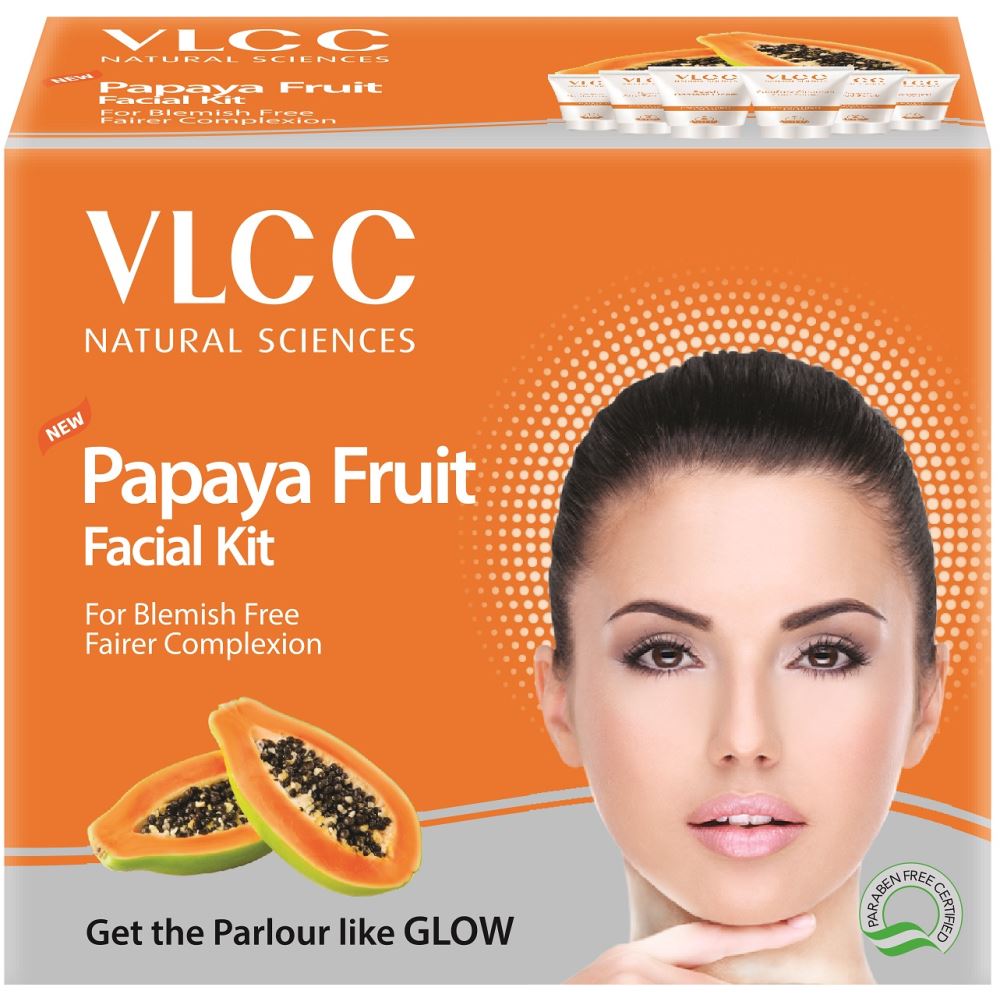 VLCC Papaya Fruit Single Facial Kit (60g)