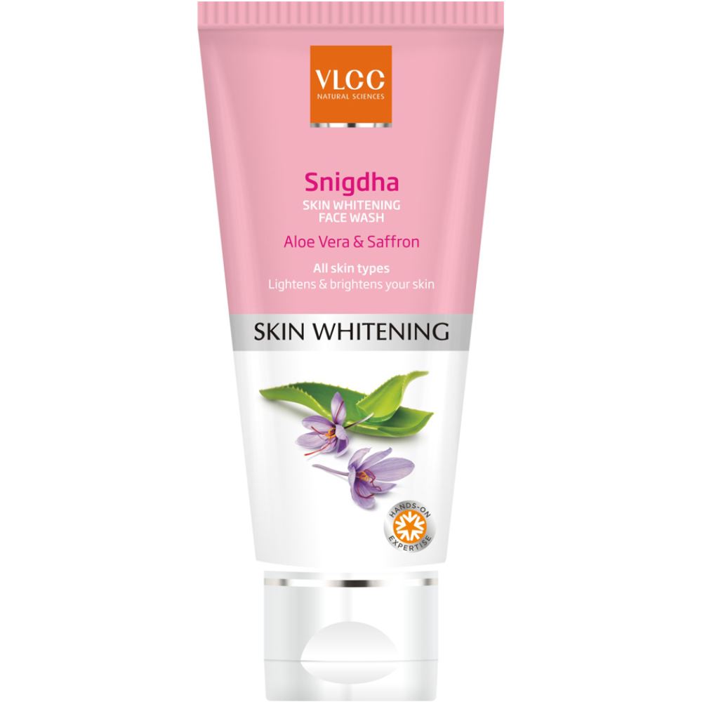 VLCC Snigdha Skin Whitening Face Wash (Aloe Vera & Saffron) (100ml) VLCC Snigdha Skin Whitening Face Wash (Aloe Vera & Saffron) (100ml)