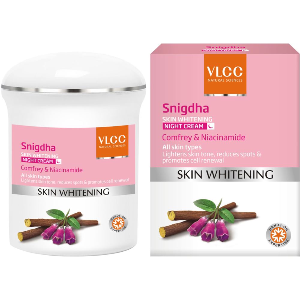 VLCC Snigdha Skin Whitening Night Cream (50g)