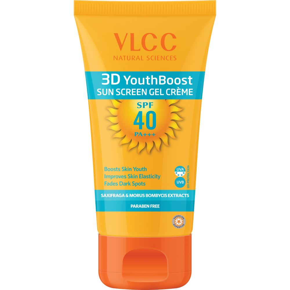VLCC 3D Youth Boost Spf40 Pa+++ Sun Screen Gel Crème (50g) VLCC 3D Youth Boost Spf40 Pa+++ Sun Screen Gel Crème (50g)
