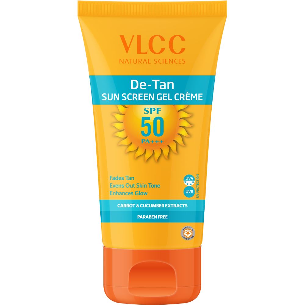 VLCC De Tan Spf 50 Pa+++ Sun Screen Gel Crème (100g) VLCC De Tan Spf 50 Pa+++ Sun Screen Gel Crème (100g)