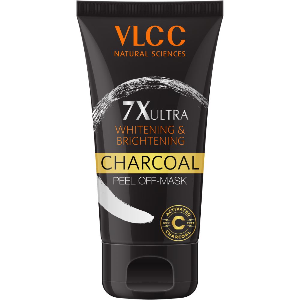 VLCC 7X Ultra Whitening & Brightening Charcoal Peel Off Mask (100g)