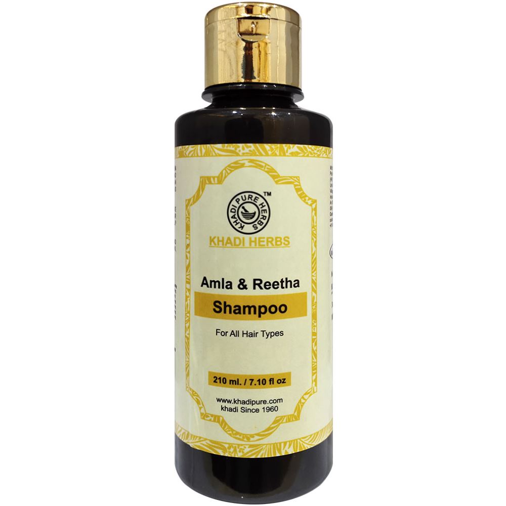 Khadi Pure Herbs Amla & Reetha Shampoo (210ml)