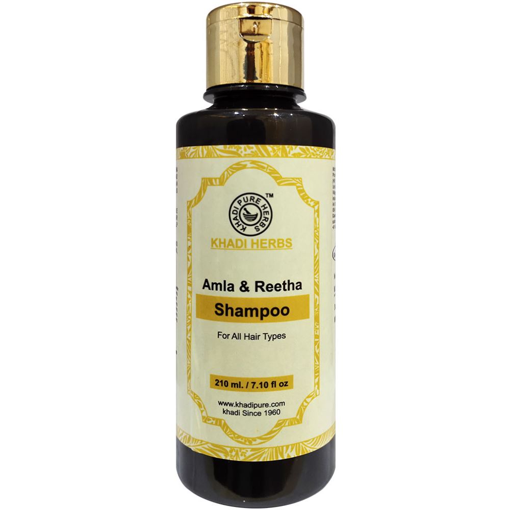 Khadi Pure Herbs Amla & Reetha Shampoo (210ml) Khadi Pure Herbs Amla & Reetha Shampoo (210ml)