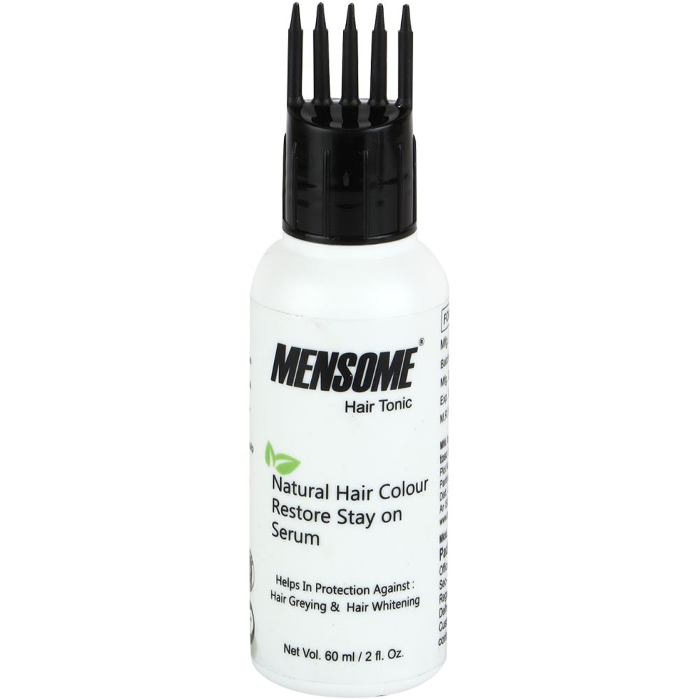 Mensome Natural Hair Colour Restore Serum Helps In Fighting Hair Greying And Hair Whitening Problem (60ml)
