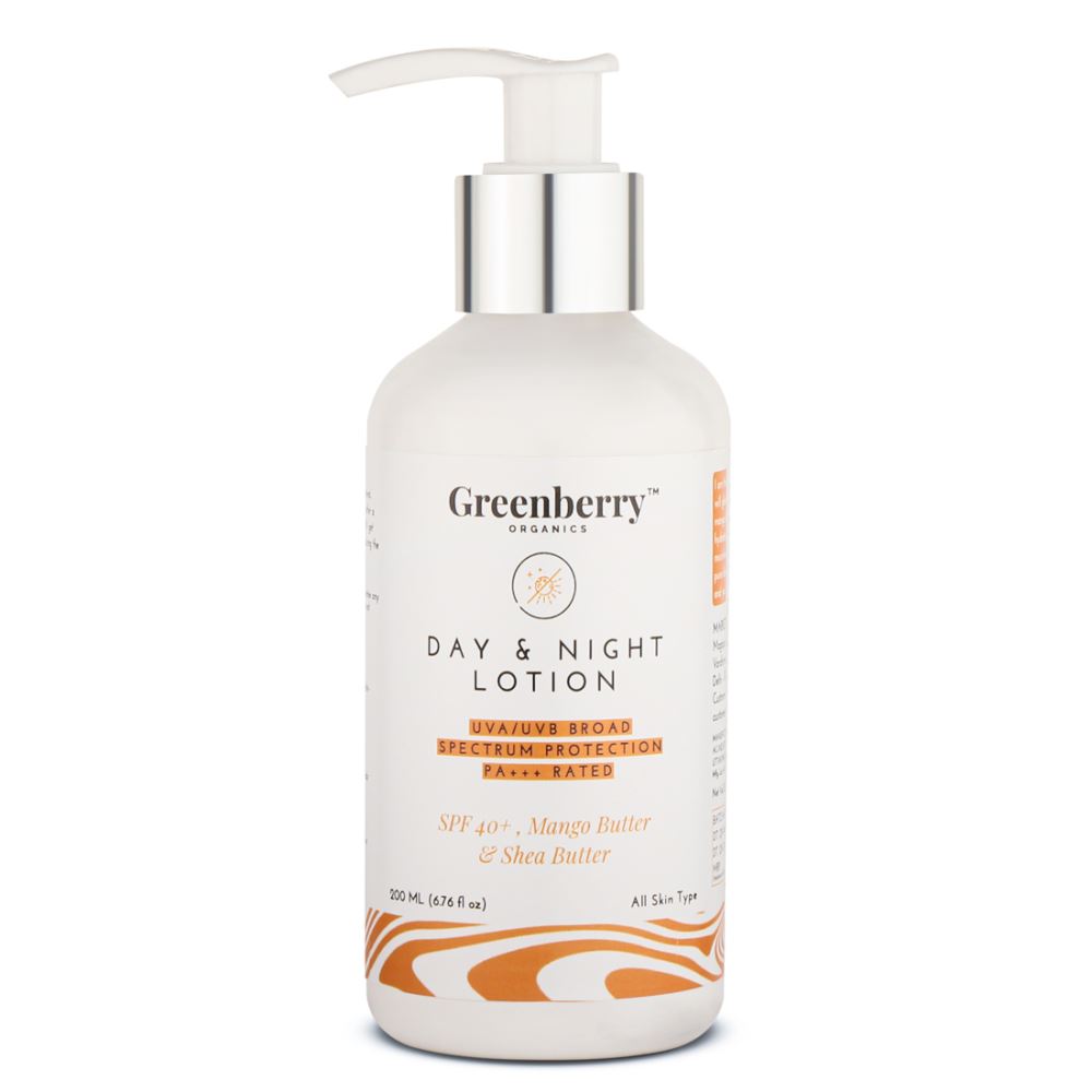 Greenberry Organics Day & Night Lotion With Spf 40+ (200ml)