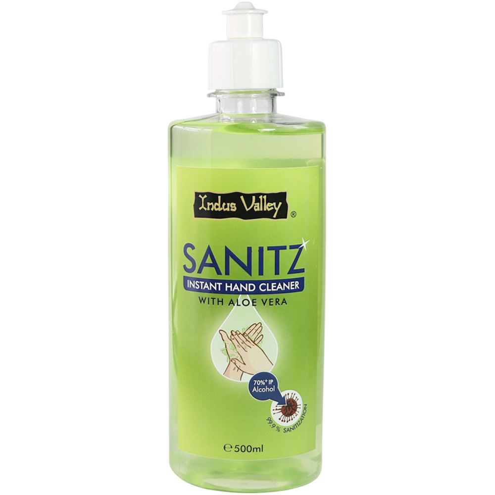 Indus valley Instant Hand Cleaner Sanitizer With Aloe Vera (500ml)