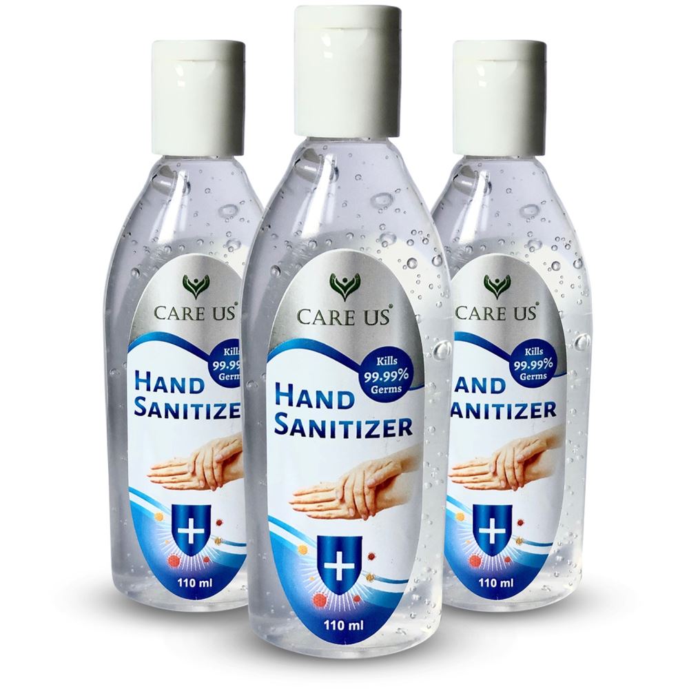 Care Us Hand Sanitizer (110ml, Pack of 3)