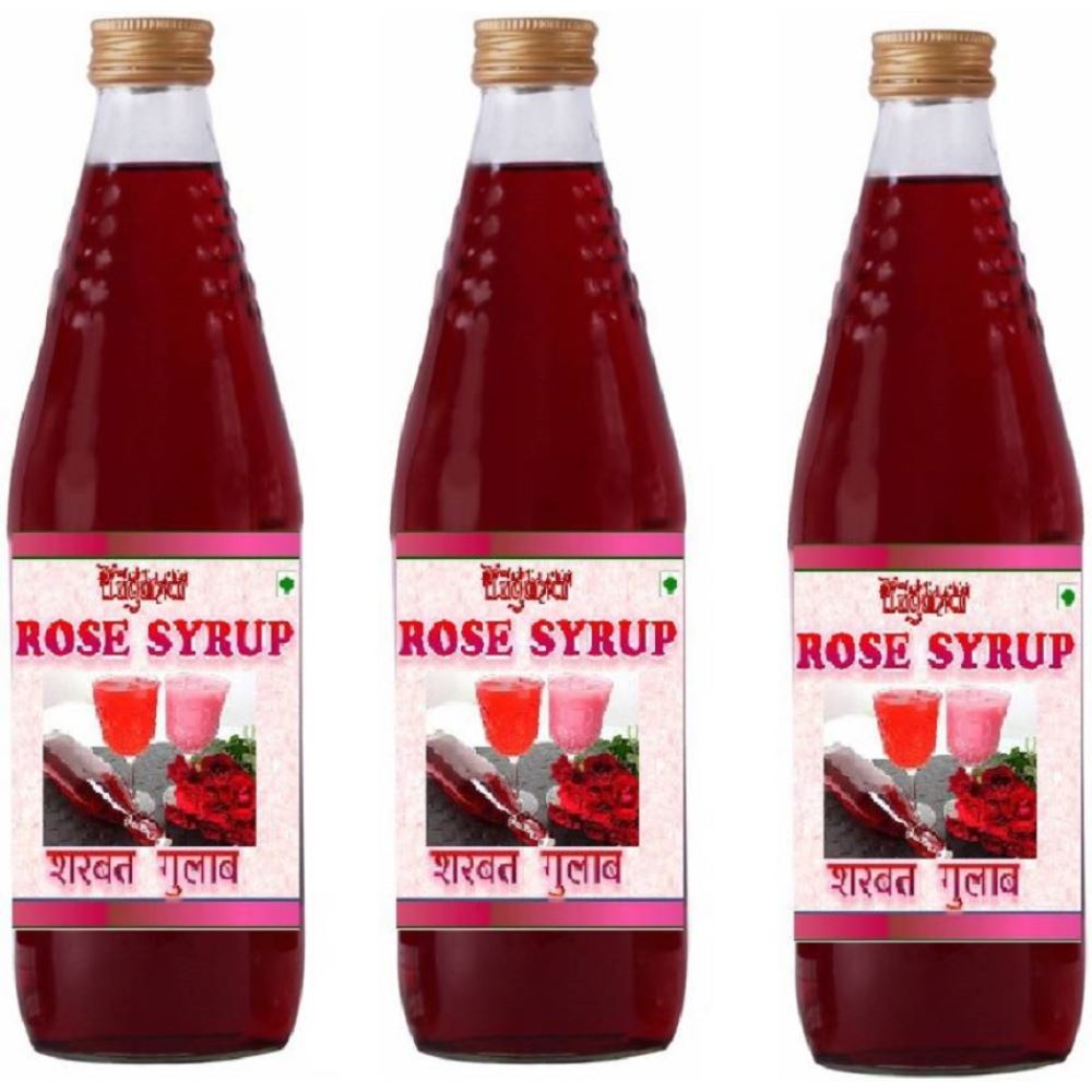 Yugantar Rose Syrup (750ml, Pack of 3)