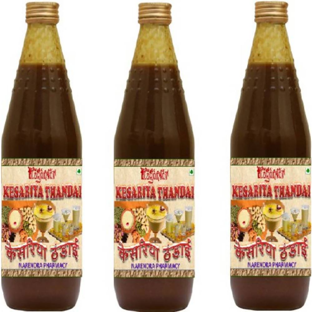 Yugantar Kesariya Badam Thandai Syrup (750ml, Pack of 3)