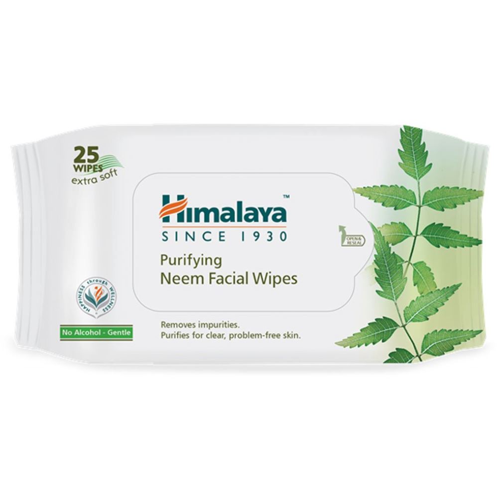 Himalaya Purifying Neem Facial Wipes (25pcs)