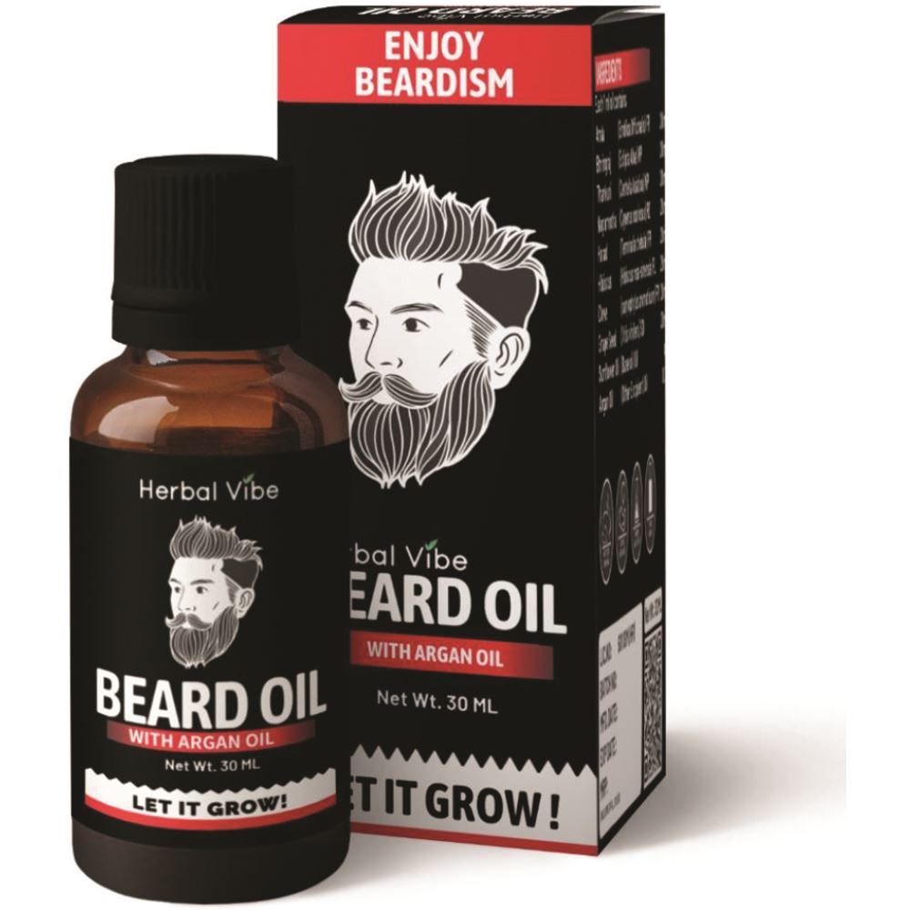 Herbal Vibe Beard Oil Hair Growth Oil (30ml)