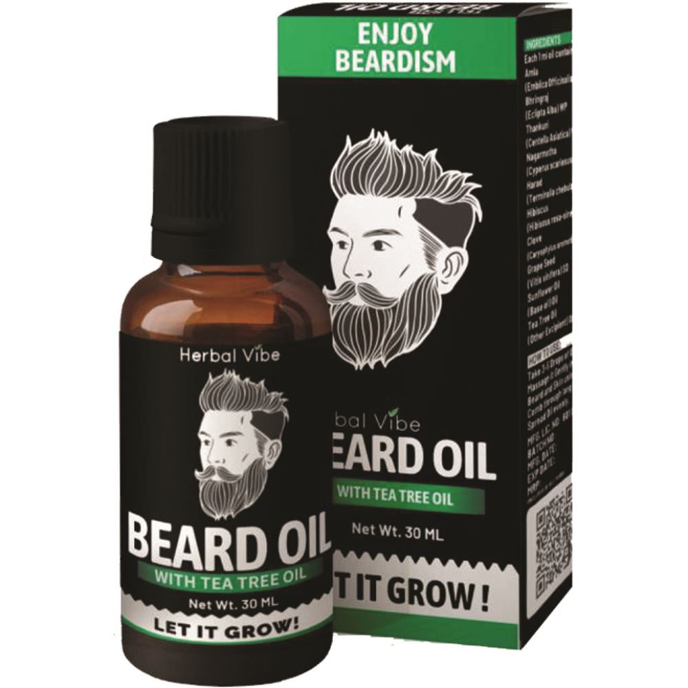 Herbal Vibe Hair Growth Beard Oil (30ml)