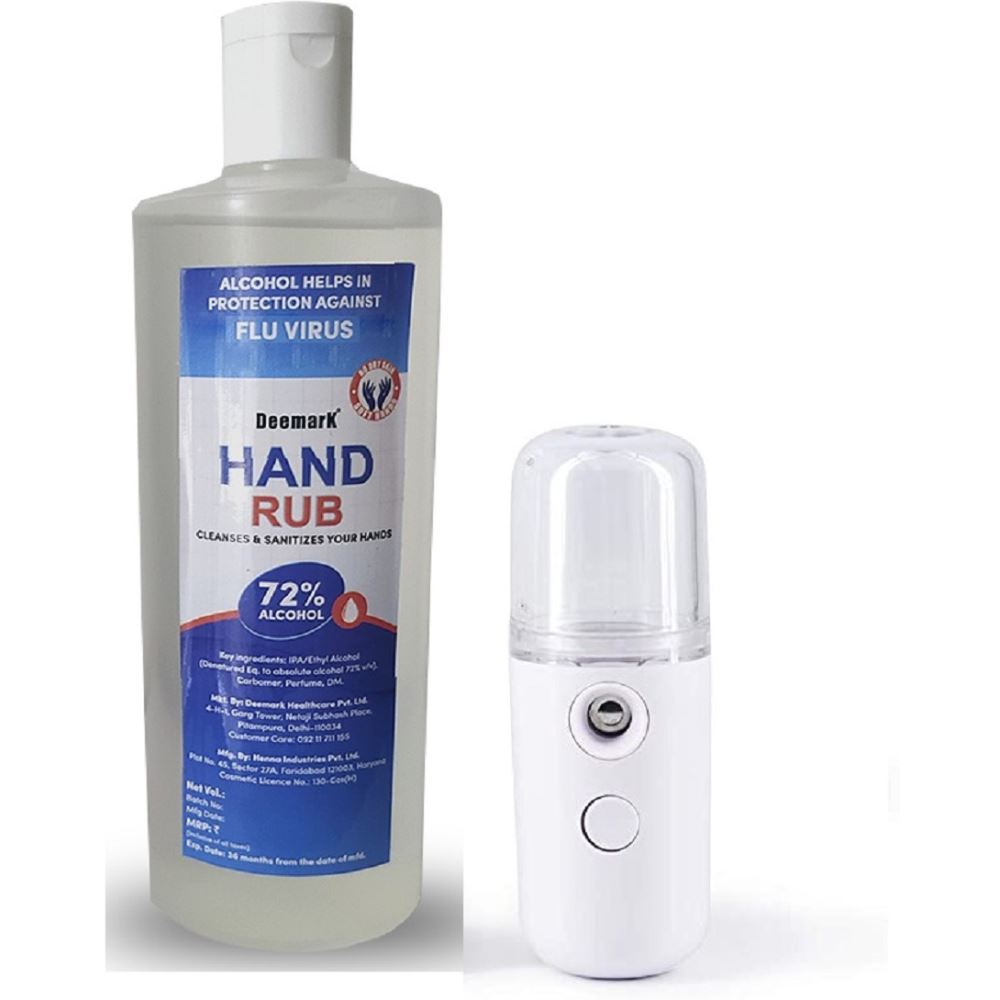 Deemark Nano Sanitizing Spray With Sanitizer (100ml) Combo pack (1Pack)