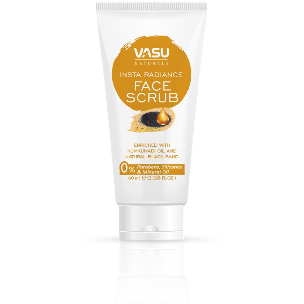 Vasu Naturals Insta Radiance Face Scrub (60ml)