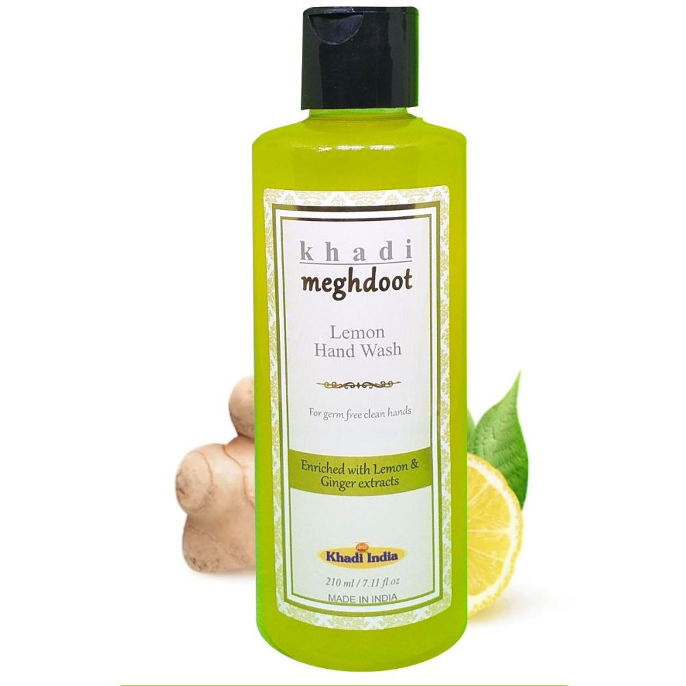 Khadi Meghdoot Lemon Hand Wash (210ml)