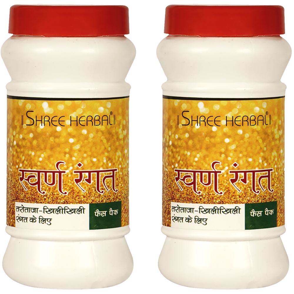 Shree Herbal Swarn Rangat Face Pack (100g, Pack of 2)