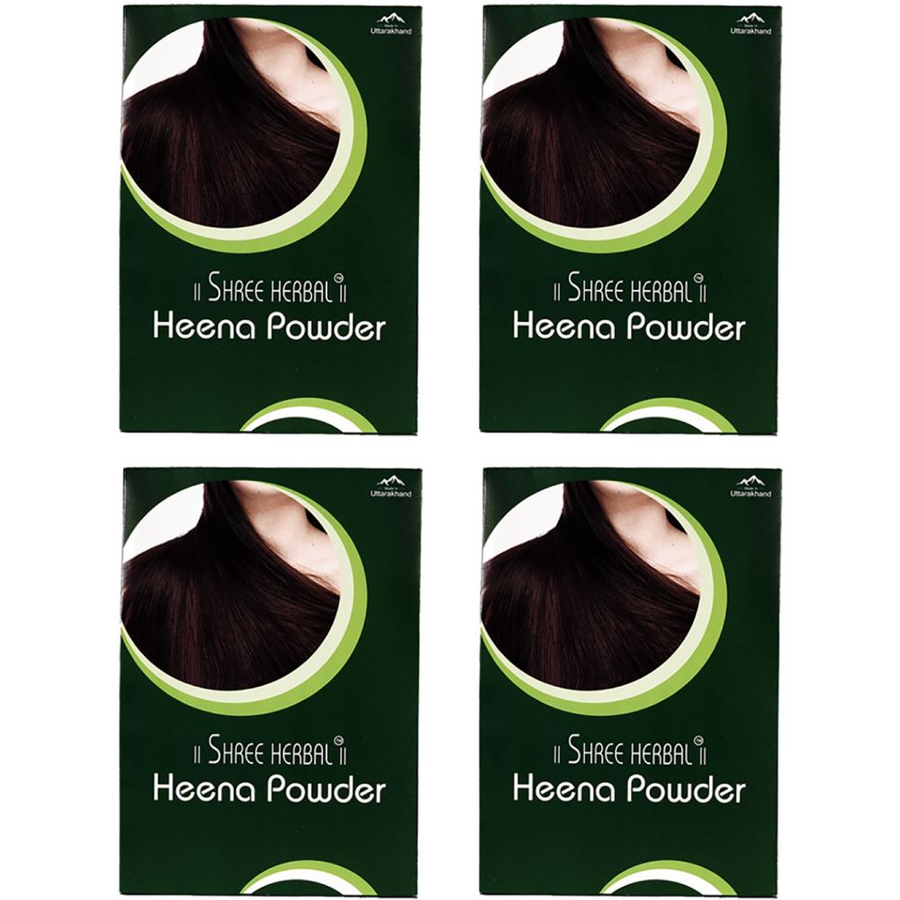 Shree Herbal Heena Powder (200g, Pack of 4)