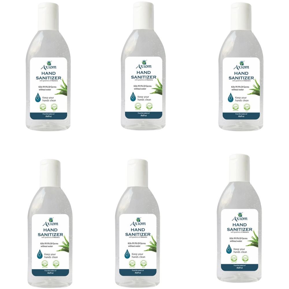 Axiom Hand Sanitizer Enriched With Aloevera, Neem And Haldi (50ml, Pack of 6) Axiom Hand Sanitizer Enriched With Aloevera, Neem And Haldi (50ml, Pack of 6)