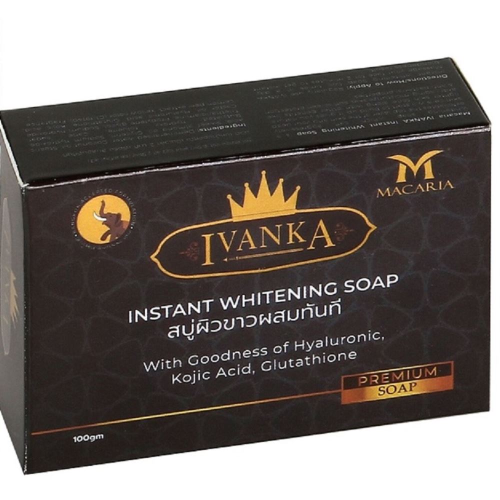 Macaria Ivanka Instant Whitening Soap {Lemon And Ginger Beauty Soap} (100g) Macaria Ivanka Instant Whitening Soap {Lemon And Ginger Beauty Soap} (100g)