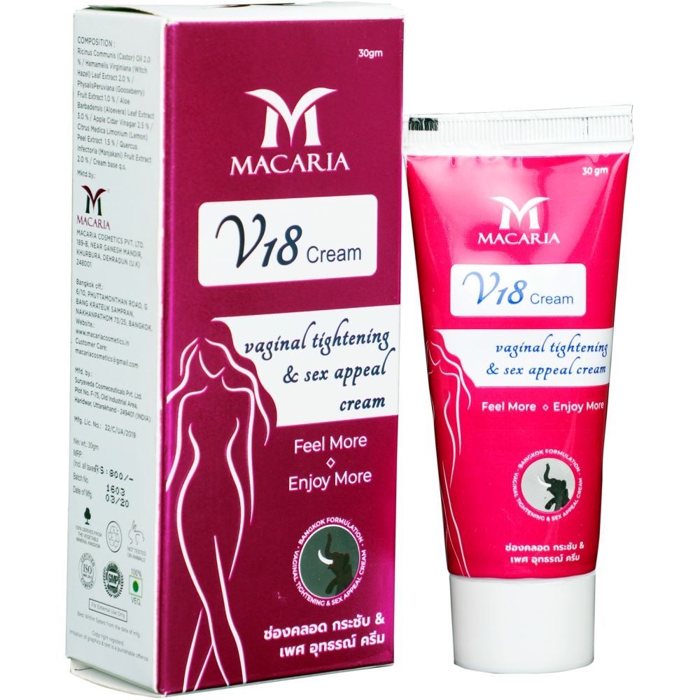 Macaria V18 Cream Gel {Vaginal Tightening & Sex Appeal Cream Gel} (30g)