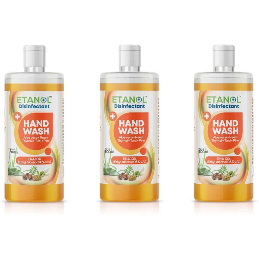 Etanol Hand Wash (500ml, Pack of 3)