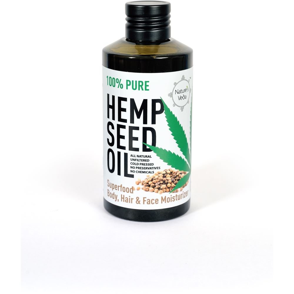 Nature's Veda Hemp Seed Oil (150ml) Nature's Veda Hemp Seed Oil (150ml)