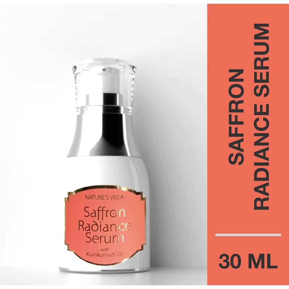 Nature's Veda Saffron Radiance Serum (With Kumkumadi Oil) (30ml)
