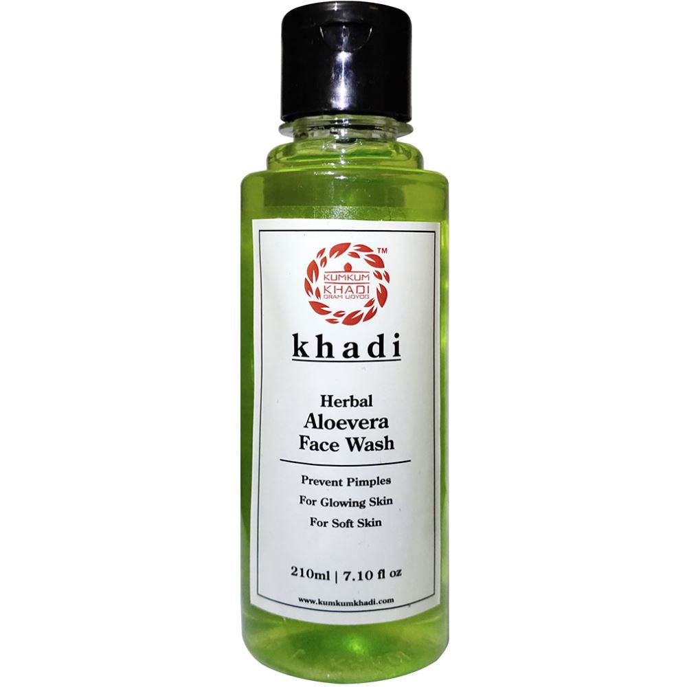 Kumkum Khadi Herbal Aloevea Face Wash (210ml)