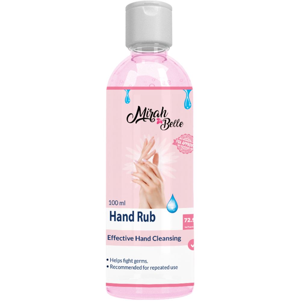 Mirah Belle Hand Cleanser Sanitizer Gel Sulfate And Paraben Free Hand Rub (100ml)