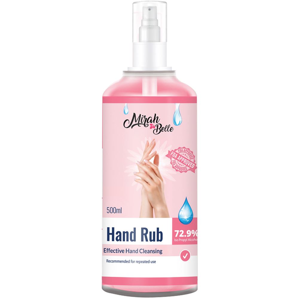 Mirah Belle Hand Cleanser Sanitizer Spray Sulfate And Paraben Free Hand Rub (500ml)