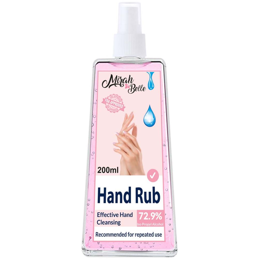 Mirah Belle Hand Cleanser Sanitizer Spray Sulfate And Paraben Free Hand Rub (200ml)