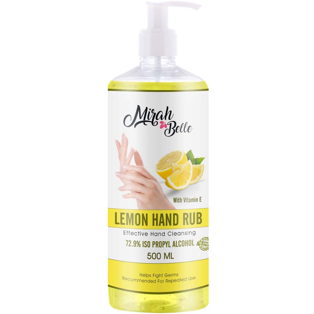 Mirah Belle Lemon Hand Rub Sanitizer (500ml)