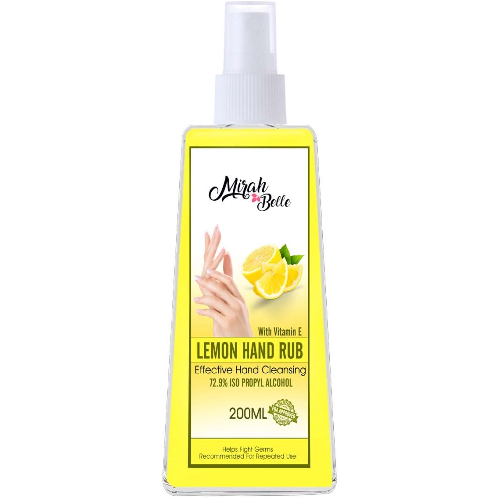 Mirah Belle Lemon Hand Rub Sanitizer Spray (200ml)