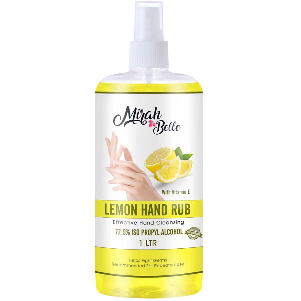 Mirah Belle Lemon Hand Rub Sanitizer Spray (1000ml)