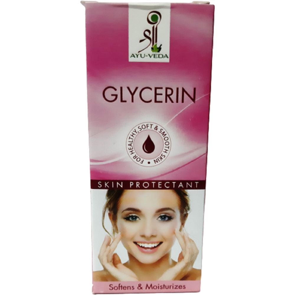 Shree Ayu-Ved Glycerin For Healthy,Soft& Smooth Skin (100g, Pack of 3)