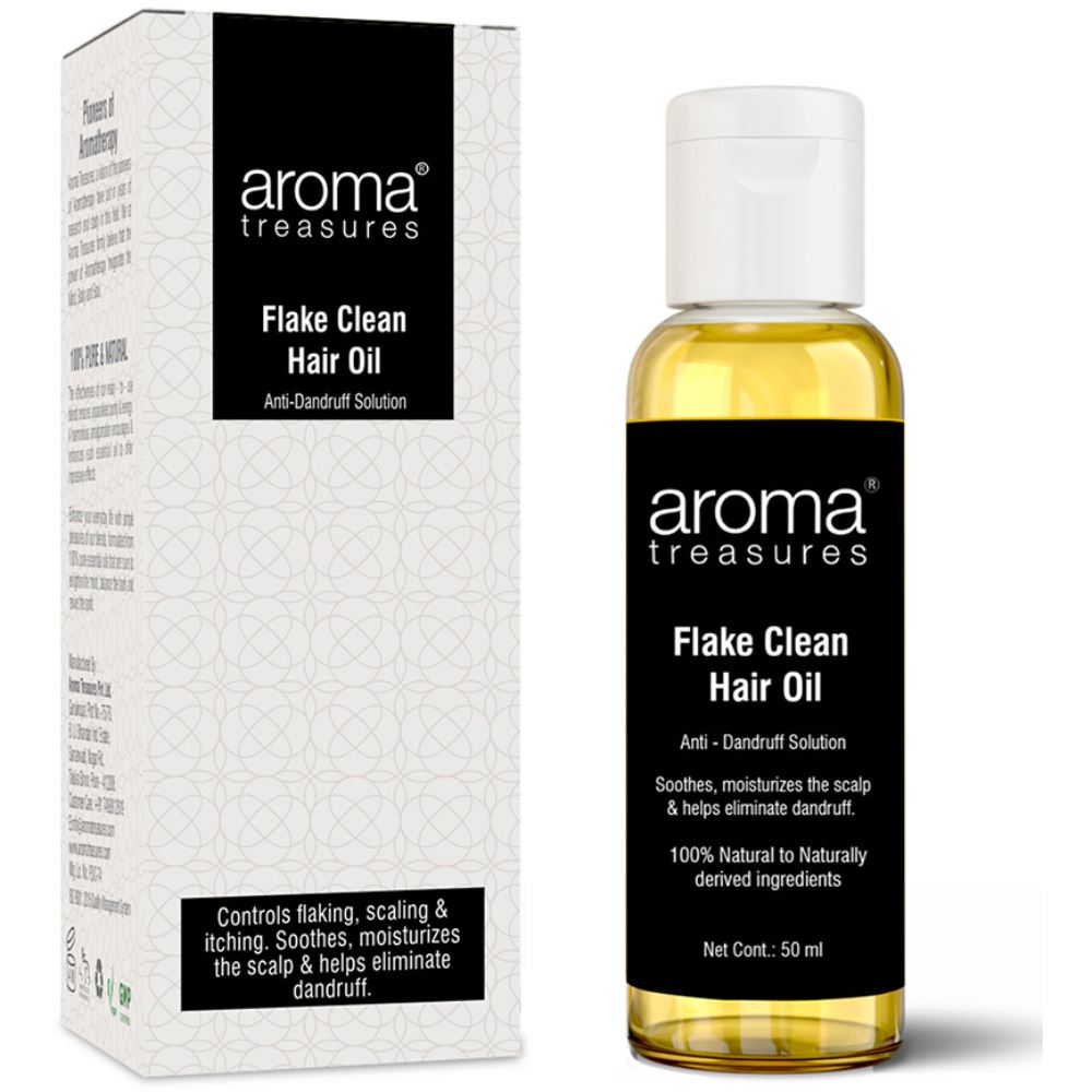 Aroma Treasures Flake Clean Hair Oil (Anti Dandruff) (50ml)